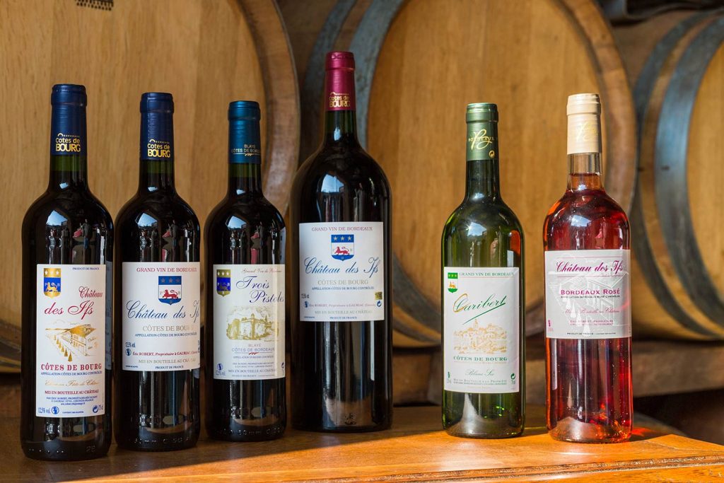 Mise en bouteille Château des Ifs vins côtes de Bourg et Blaye